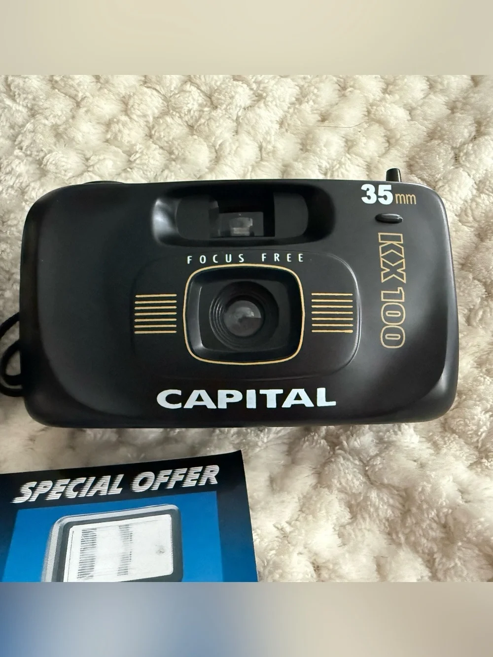 Capital 35mm Focus Free Camera - Black